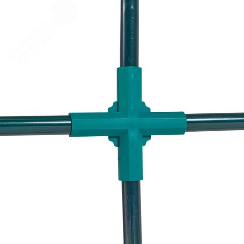 Парник уличный UGH-S33 L270 GREEN/GREEN , 270x90x90см. Металлическая труба в ПВХ, цвет зеленый. Тент из армированного полиэтилена 135г/м2, цвет сетки зеленый. TM ФитоЛето
