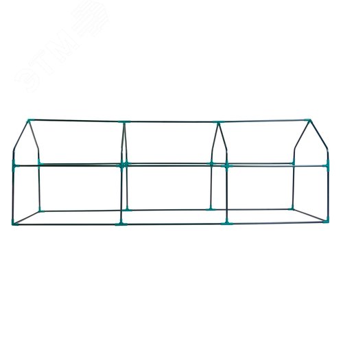 Парник уличный UGH-S33 L270 GREEN/GREEN , 270x90x90см. Металлическая труба в ПВХ, цвет зеленый. Тент из армированного полиэтилена 135г/м2, цвет сетки зеленый. TM ФитоЛето