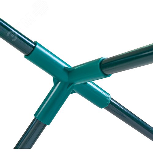 Парник уличный UGH-S33 L270 GREEN/GREEN , 270x90x90см. Металлическая труба в ПВХ, цвет зеленый. Тент из армированного полиэтилена 135г/м2, цвет сетки зеленый. TM ФитоЛето