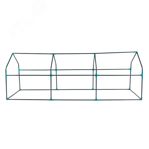 Парник уличный UGH-S33 L270 GREEN/GREEN , 270x90x90см. Металлическая труба в ПВХ, цвет зеленый. Тент из армированного полиэтилена 135г/м2, цвет сетки зеленый. TM ФитоЛето