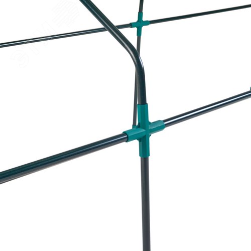 Парник уличный UGH-S33 L270 GREEN/GREEN , 270x90x90см. Металлическая труба в ПВХ, цвет зеленый. Тент из армированного полиэтилена 135г/м2, цвет сетки зеленый. TM ФитоЛето