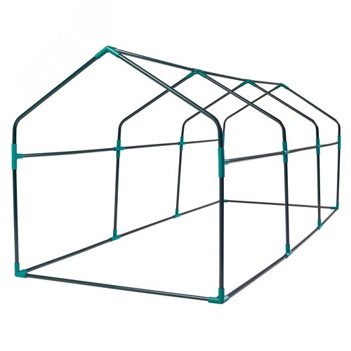 Парник уличный UGH-S33 L270 GREEN/GREEN , 270x90x90см. Металлическая труба в ПВХ, цвет зеленый. Тент из армированного полиэтилена 135г/м2, цвет сетки зеленый. TM ФитоЛето
