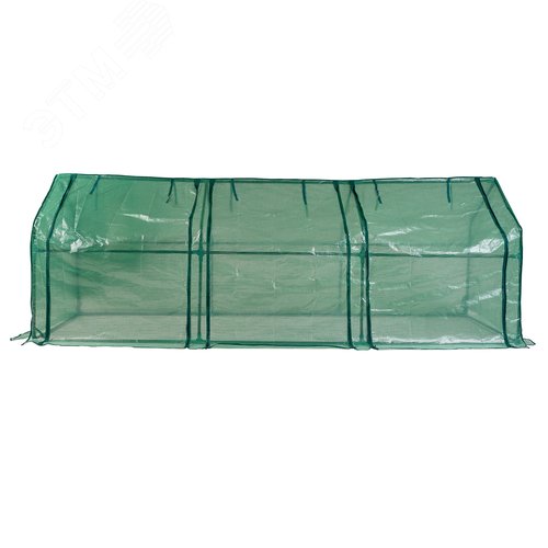 Парник уличный UGH-S33 L270 GREEN/GREEN , 270x90x90см. Металлическая труба в ПВХ, цвет зеленый. Тент из армированного полиэтилена 135г/м2, цвет сетки зеленый. TM ФитоЛето