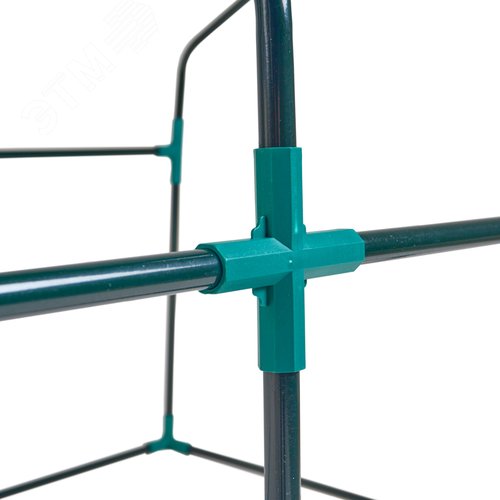 Парник уличный UGH-S33 L270 GREEN/GREEN , 270x90x90см. Металлическая труба в ПВХ, цвет зеленый. Тент из армированного полиэтилена 135г/м2, цвет сетки зеленый. TM ФитоЛето