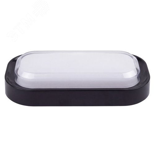 UСветильник светодиодный LW-Q282 20W/3000K+4000K+6500K IP65 BLACK влагозащищенный. Овал. Переключатель на корпусе: Теплый(3000K)/Белый(4000K)/Дневной(6500K). 255x128x50мм. Корпус черный. ТМ Volpe
