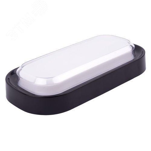UСветильник светодиодный LW-Q282 20W/3000K+4000K+6500K IP65 BLACK влагозащищенный. Овал. Переключатель на корпусе: Теплый(3000K)/Белый(4000K)/Дневной(6500K). 255x128x50мм. Корпус черный. ТМ Volpe