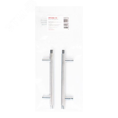 Ручка-скоба мебельная StahlBuro AP2308-96 2шт., CP хром