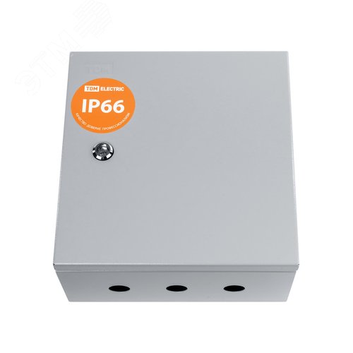 Корпус металлический ЩУ-1ф/1-1-6 IP66 (2 двери) (310х300х150)