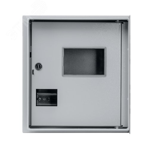 Корпус металлический ЩУ-1ф/1-1-6 IP66 (2 двери) (310х300х150)
