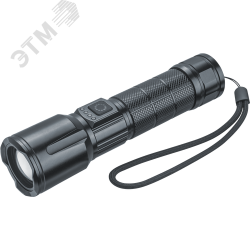 Фонарь светодиодный NPT-CM20-ACCU металлический 1 LED, 10Вт