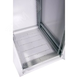 Шкаф телекоммуникационный напольный ЭКОНОМ 42U (600x600) дверь перфорированная 2 шт.