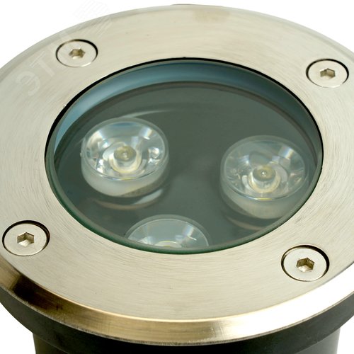 Светильник светодиодный тротуарный ДВУ-3w 2700К IP67 круг