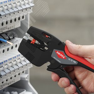 Стриппер автоматический NexStrip 3-в-1, 0.03-10 мм2 AWG 32-8, рез до 10 мм2, обжим: квадрат, 0.25-4 мм2, 2 х 2.5 мм2, 190 мм