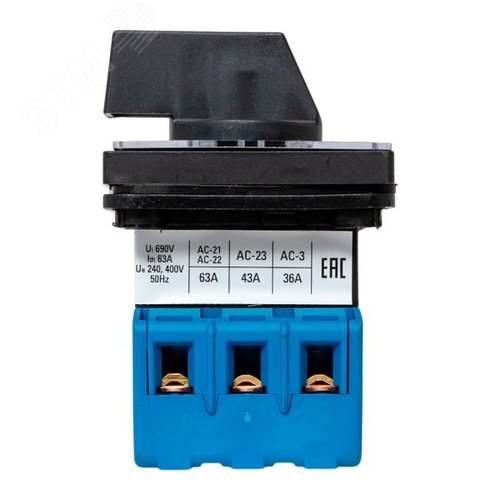 Переключатель кулачковый ПК-2-13 63А 3P ВКЛ-ВЫКЛ IP65 EKF