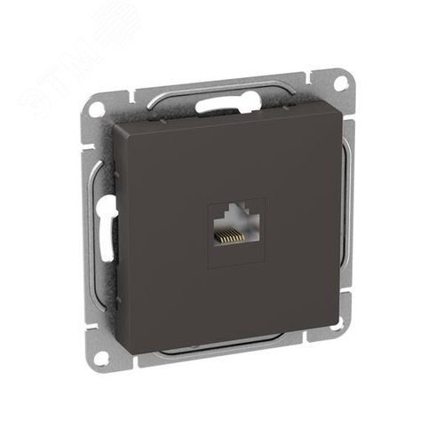 Механизм розетки RJ45 (cat6), мокко Эпика EKF