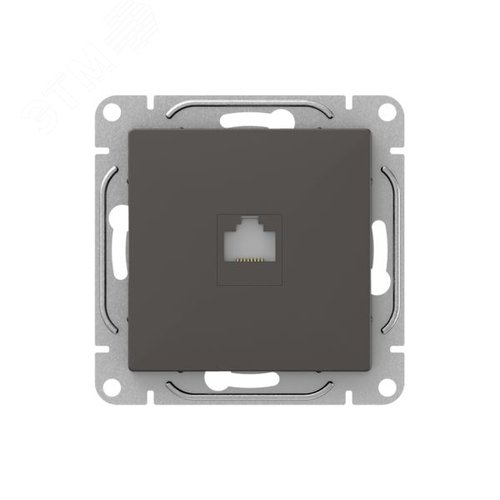 Механизм розетки RJ45 (cat6), мокко Эпика EKF