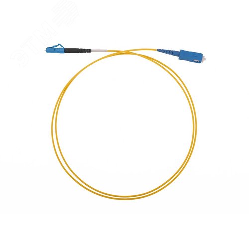 Патч-корд оптический ШОС-SM/2.0 мм-LC/UPC-SC/UPC-1.0 м HS