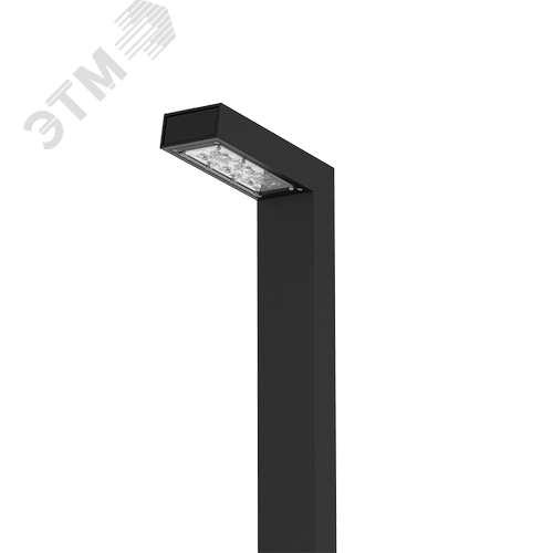 Светильник парковый Glight S 10 Вт 900 мм 5000K RAL9005 черный муар