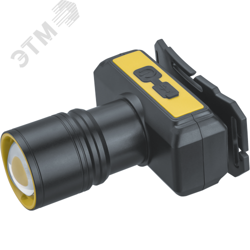 Фонарь светодиодный NPT-H41-ACCU 10Вт 1LED налобный аккумуляторный