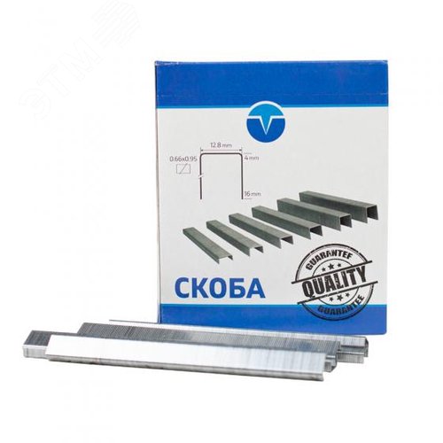 Скобы обивочные для тканей тип 80 (6 мм, 21GA, 380, A ,25200 шт/уп)