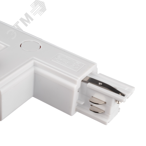Коннектор белый левый внутр. T-образн. для 3Ф шинопровода PRO+ 3P PTR CT-WH L/INT Jazzway