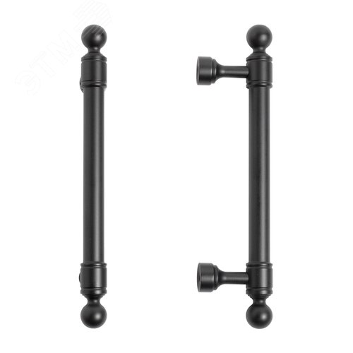 Ручка-скоба мебельная StahlBuro AP2306-96 2шт., BL матовый черный