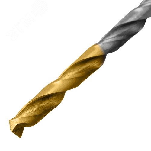Набор сверл по металлу, 1-10 мм, Р6М5-TiN, Golden Tip, 19 шт