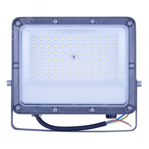 Прожектор ULF-F52D-50W/6500K IP65 200-240V GREY светодиодный. Дневной свет (6500K). Угол 90 градусов. Корпус серый. TM Uniel