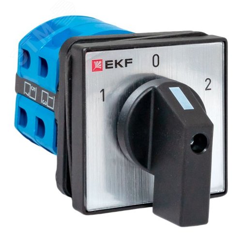 Переключатель кулачковый ПК-1-22 25А 2P 1-0-2 IP65 EKF