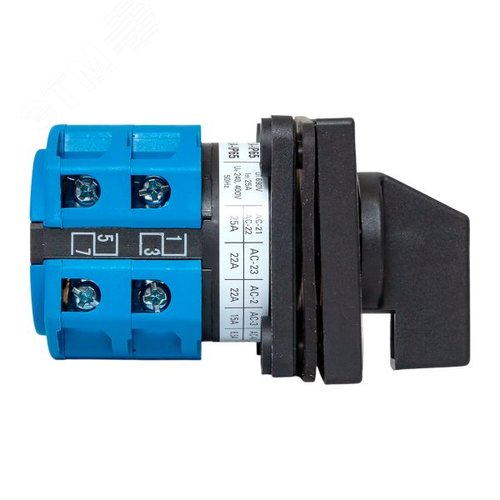 Переключатель кулачковый ПК-1-22 25А 2P 1-0-2 IP65 EKF