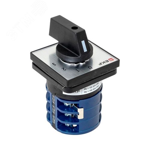 Переключатель кулачковый ПК-1-102 32А 2P 0-1-2-3 IP65 EKF