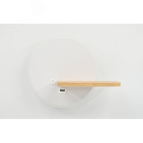 Светильник настенный светодиодный LED 22Вт 4000К с выключателем 6154-401 Anastasia