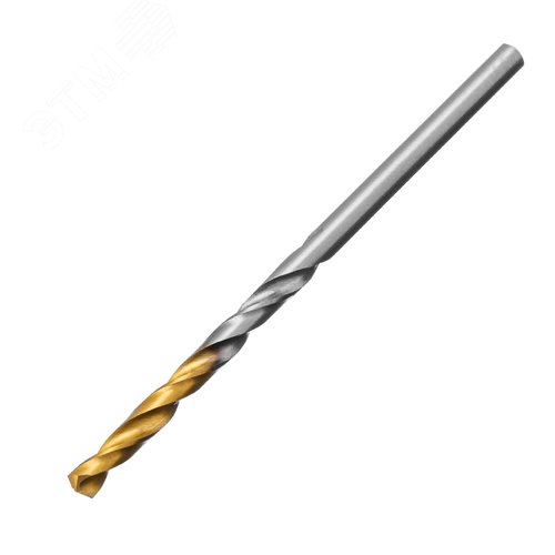 Сверло спиральное по металлу 3,2 x 65мм, Р6М5, Golden Tip , 2шт.