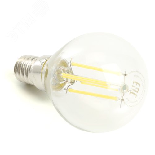 Лампа светодиодная LED 6вт Е14 дневной шар FILAMENT .PRO
