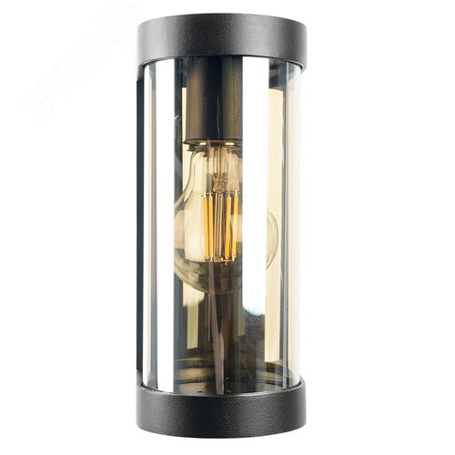 Светильник НБУ-40w Е27 IP44 черный/янтарный