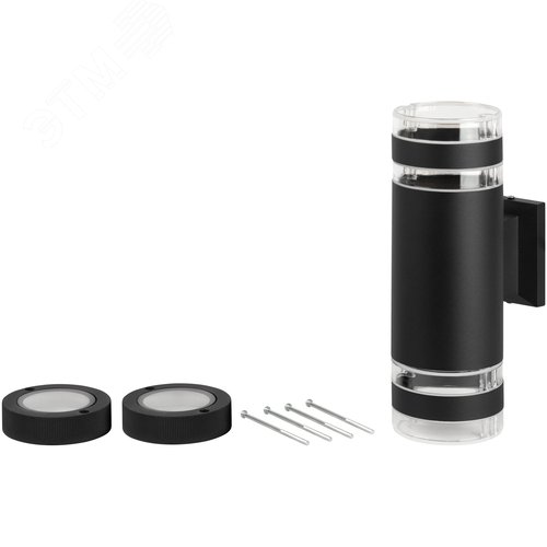 Светильник уличный настенный Адрия GBW-102-BL-0300 230В 2хЕ27 max 30Вт IP54 300х150x90 вверх/вниз