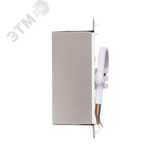 Светильник светодиодный ДВО 089/G OPAL 9W 3000K GREY IP40 780 Лм Грильято 100х100 мм Домино JazzWay