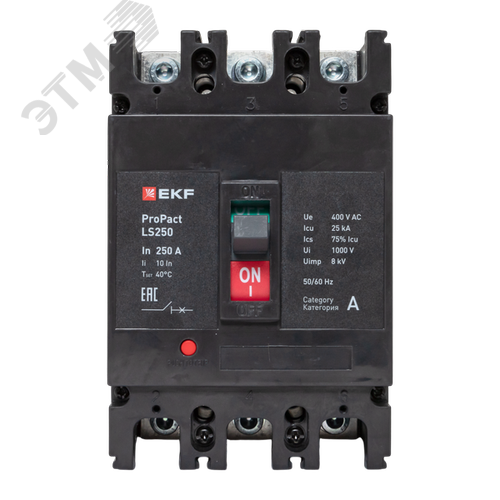 Выключатель автоматический LS250 25кА 3P 250А ProPact