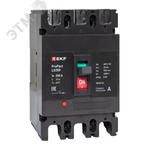 Выключатель автоматический LS250 25кА 3P 250А ProPact