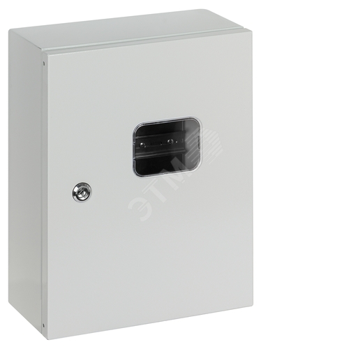 Корпус металлический ЩУ-3ф/1-0 (1 дверь), 395х310х150 мм, IP54, RAL7035 светло-серый LITE