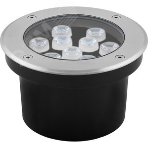 Светильник светодиодный тротуарный ДВУ-9w 2700К IP67 круг