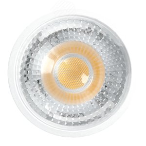 Лампа светодиодная LED 7вт 230в GU10 дневной с линзой 38 град .PRO
