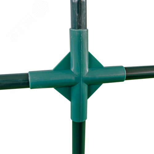 Парник уличный UGH-S32 L270 GREEN/GREEN 270x90x90см. Металлическая труба в ПВХ, цвет зеленый. Тент из армированного полиэтилена 135г/м2, цвет сетки зеленый. TM ФитоЛето