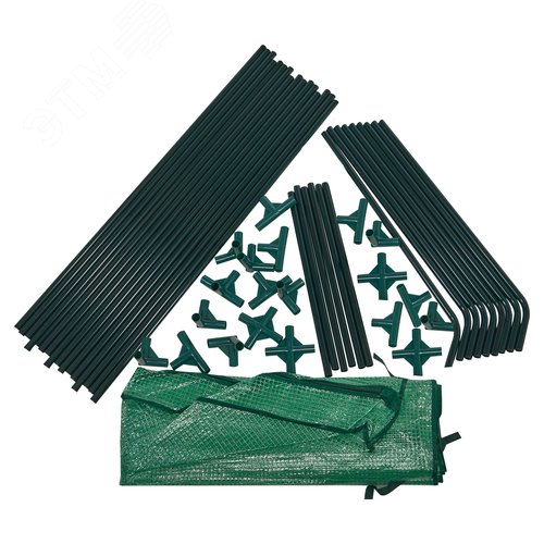 Парник уличный UGH-S32 L270 GREEN/GREEN 270x90x90см. Металлическая труба в ПВХ, цвет зеленый. Тент из армированного полиэтилена 135г/м2, цвет сетки зеленый. TM ФитоЛето