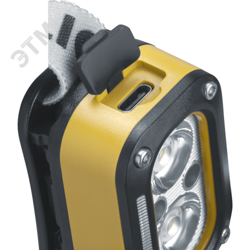 Фонарь светодиодный NPT-H43-ACCU 1LED белый, 3 Вт + 1 LED желтый, 3Вт налобный аккумуляторный