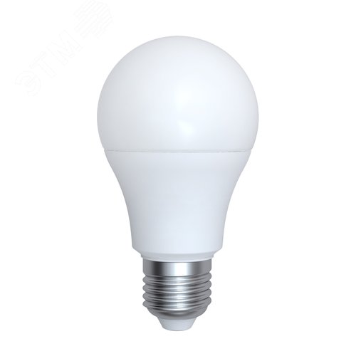 Лампа светодиодная 9 Вт матовая Белый свет 4000K Картон LED-A60-9W/4000K/E27/FR/RA95 PLK01WH