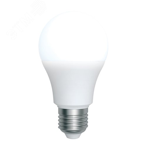 Лампа светодиодная 9 Вт матовая Белый свет 4000K Картон LED-A60-9W/4000K/E27/FR/RA95 PLK01WH