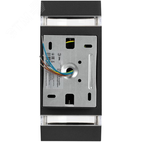 Светильник уличный настенный Адрия GBW-102-BL-0230 230В 2хGU10 max 30Вт IP54 230х100x90мм вверх/вниз
