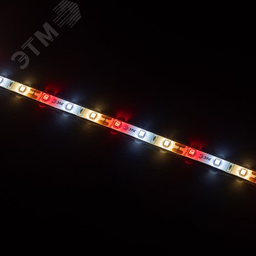 Лента светодиодная для растений полного спектра 3м IP65 с адаптером 12V FITO-Strip Light-Rа90-27W-3m-12V-IP65