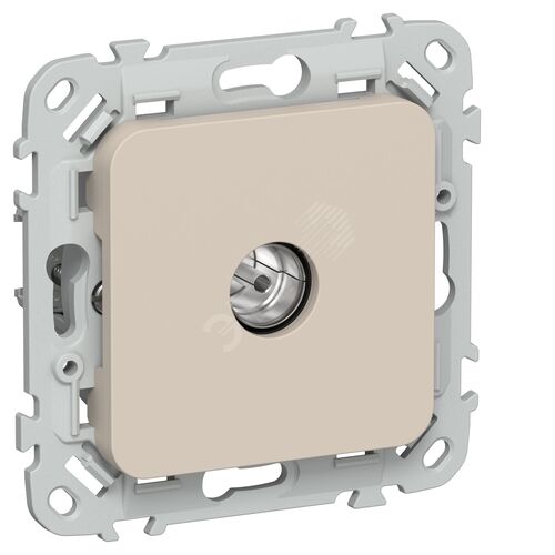 FLITE Розетка TV экранированная оконечная тип M РТВм-1-1-1-ФлЛ льняной